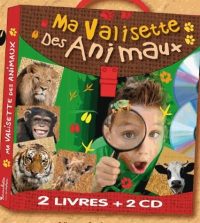 Ma valisette des animaux Coffret 2 livres avec 2 CD audio
