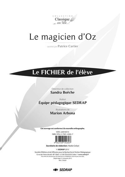 Magicien d'oz - fichier Fichier