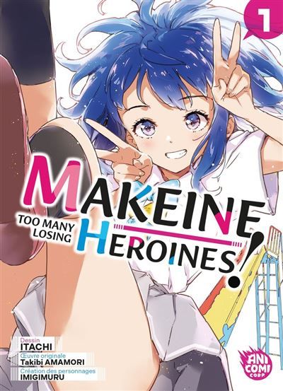 Couverture de Makeine : Too Many Losing Heroines ! T01 par Imigi Muru