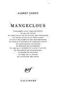 Couverture de Mangeclous par Albert Cohen