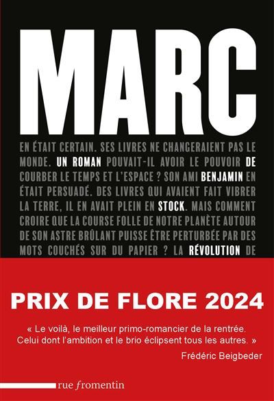 Marc Prix de Flore 2024