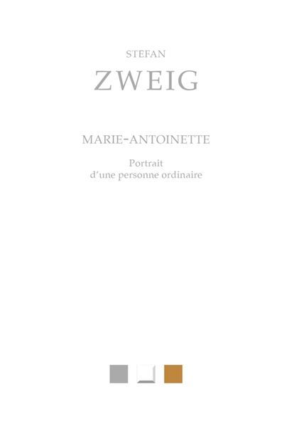 Marie-Antoinette Portrait d'une personne ordinaire