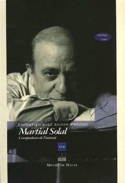 Martial solal (+ dvd rom) Livre avec un DVD
