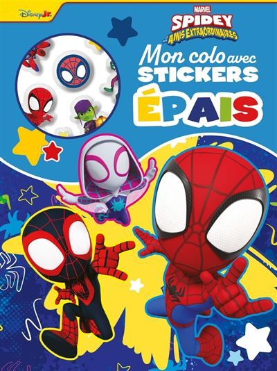 Marvel Spidey et ses amis extraordinaires - Mon colo avec stickers épais