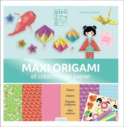 Maxi origami et créations en papier - 100% Japon (Niko-Niko) -