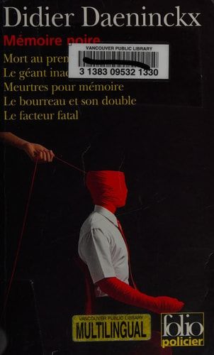 Mémoire noire les enquêtes de l'inspecteur Cadin