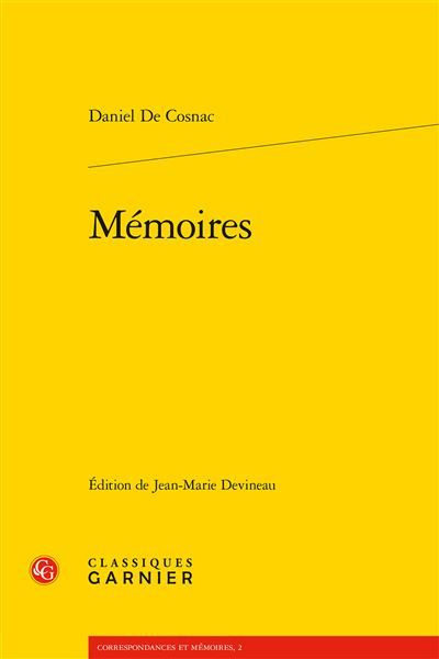 Mémoires (1628-1708)
