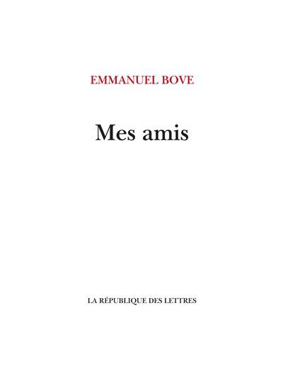 Mes amis