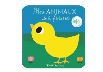 Mes animaux sonore de la ferme Livre sonore bébé à toucher dès 6 mois avec grandes piles AAA alcalines incluses