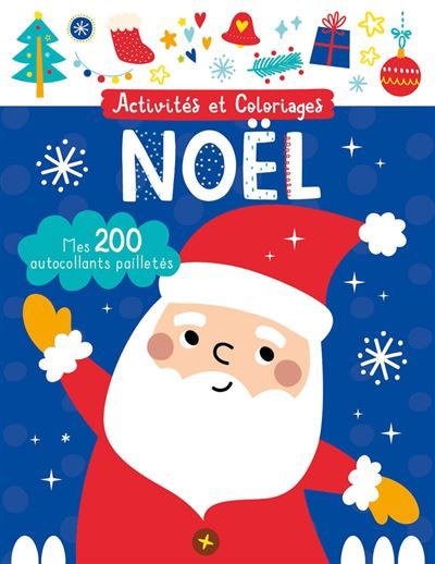 Mes autocollants pailletés - noël