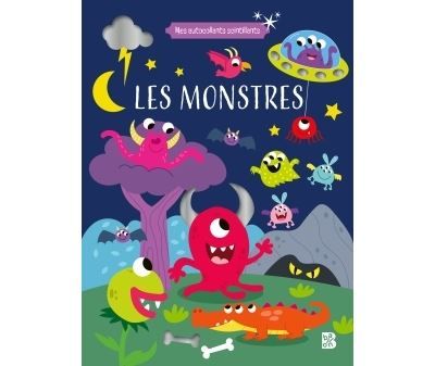 Mes autocollants scintillants - Les monstres