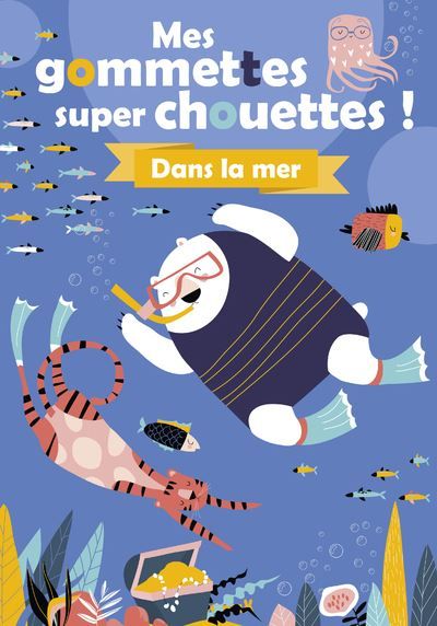 Mes colos et gommettes super chouettes ! Dans la mer