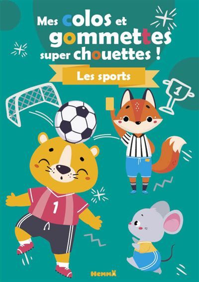 Mes colos et gommettes super chouettes ! Les sports