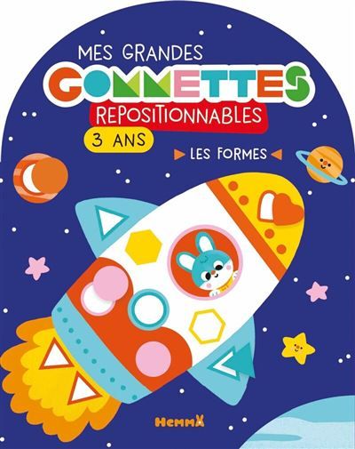 Mes grandes gommettes repositionnables - 3 ans - Les formes - Vanessa Vautier