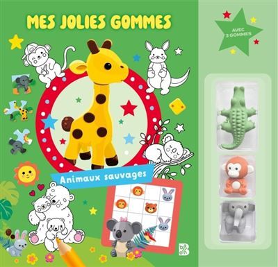 Mes jolies gommes - Les animaux