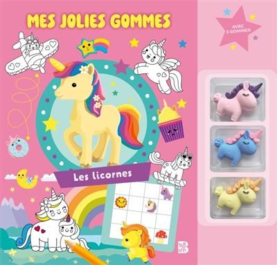 Mes jolies gommes - Les licornes