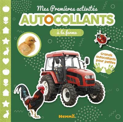 Mes premières activités - Autocollants - A la ferme -