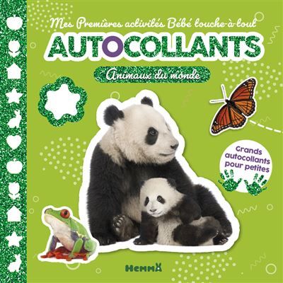 Mes premières activités - Autocollants - Animaux du monde - Grands autocollants pour petites mains