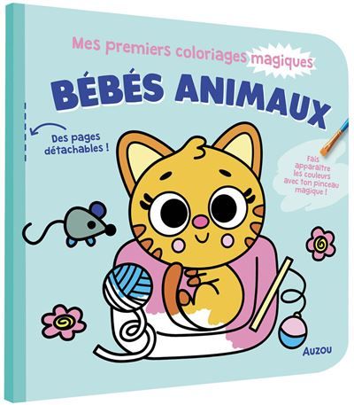 Mes premiers coloriages magiques - bebes animaux ned