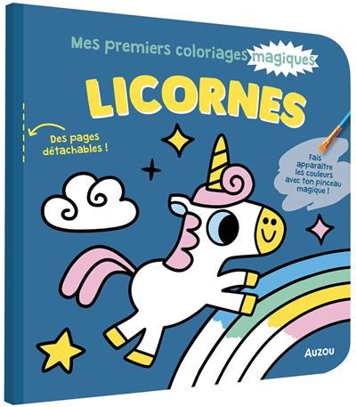 Mes premiers coloriages magiques - licornes ned