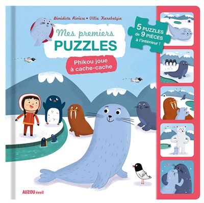 Mes premiers puzzles - PHIKOU JOUE À CACHE-CACHE