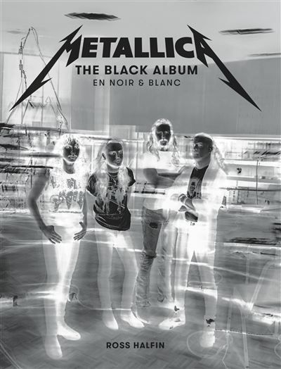 Metallica The black Album en noir et blanc