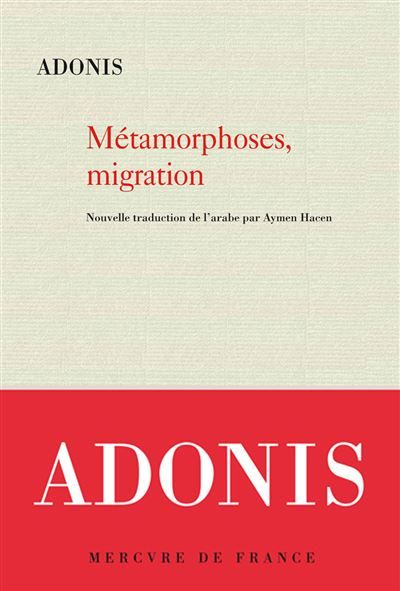 Métamorphoses, migration Le livre des métamorphoses et de la migration dans les contrées du jour et de la nuit