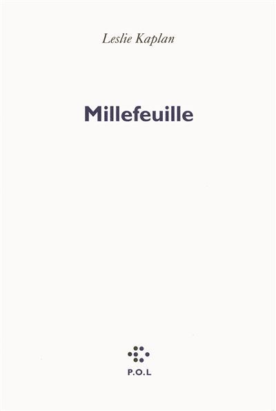 Millefeuille Prix Wepler 2012