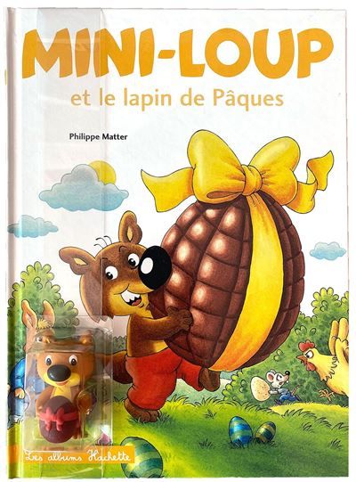 Mini-Loup et le lapin de pâques avec figurine