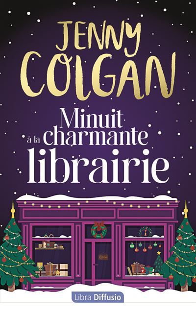 Minuit à la charmante librairie Édition en gros caractères