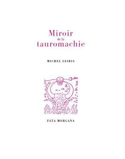 Miroir de la tauromachie