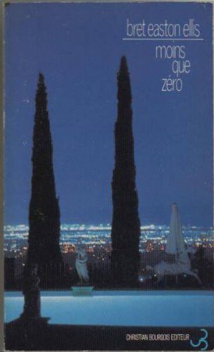 Couverture de Moins que zéro par Bret Easton Ellis