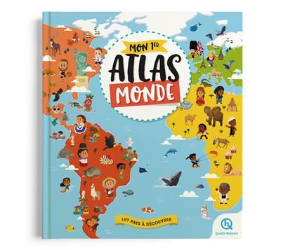 Couverture de Mon 1er Atlas Monde par Margot Boutges