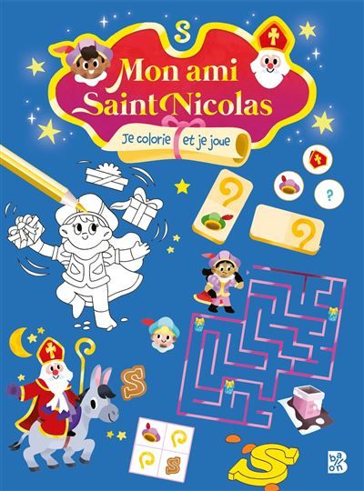 Mon ami Saint Nicolas - Je colorie et je joue