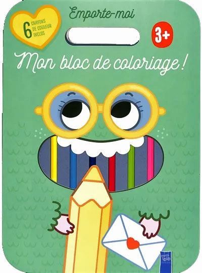 Mon bloc de coloriage vert 3+