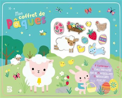 Mon coffret de Pâques 4 livres d'activites + autocollants