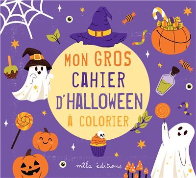 Mon gros cahier d'Halloween à colorier