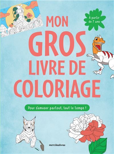 Mon gros livre de coloriage 7-9 ans pour s'amuser partout, tout le temps Plus de 200 coloriages pour s'amuser toute l'année