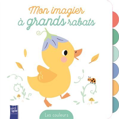 Mon imagier à grands rabats - Les couleurs