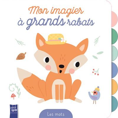 Mon imagier à grands rabats - Les mots