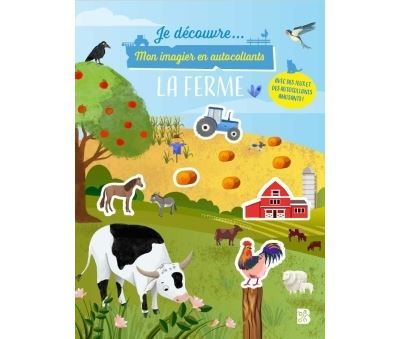 Mon imagier en autocollants - La ferme