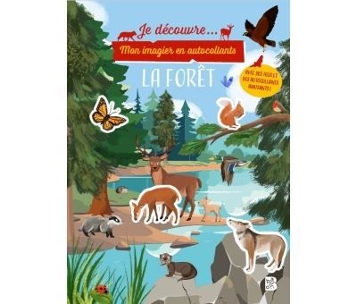 Mon imagier en autocollants - La forêt