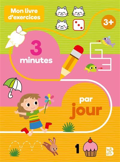 Mon livre d'exercices - 3 minutes par jour