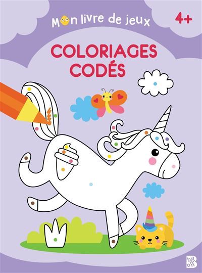 Mon livre de jeux - Coloriages codés