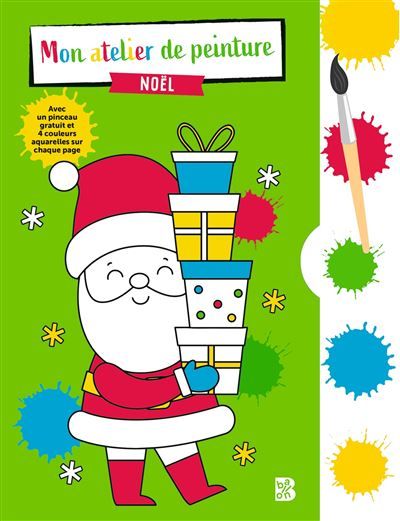 Mon noël magique, livre avec pinceau + pinceau