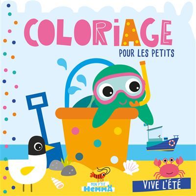 Mon P'tit Hemma - Coloriage pour les petits - Vive l'été -  Carotte Et Compagnie