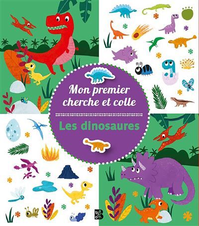 Mon premier cherche et colle - Les dinosaures