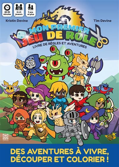 Mon Premier jeu de rôle, une aventure à colorier Livre de base + Le Vaisseau fantôme