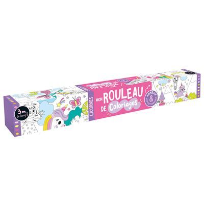 Mon rouleau de coloriages - Licornes -