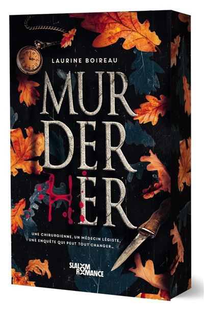 Couverture de Murder(h)er - Slalom Romance - Une romance new adult de Laurine Boireau - Romantic Suspense par Laurine…